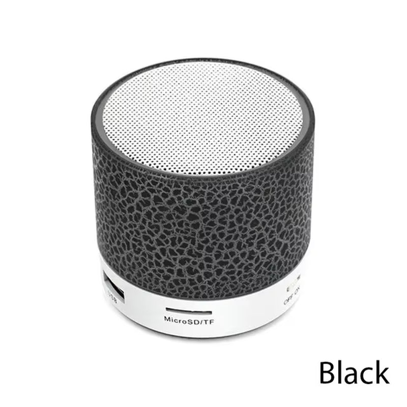 New Bluetooth Mini Speaker Wireless Speaker Colorful LED TF Card USB Subwoofer Portable MP3 Music Sound Column for PC Phone